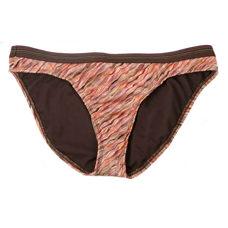 Kenneth Cole Women's Multi Color Chevron Design Bikini Swim Bottom