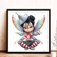 thumbnail image 1 of Cuadros Decorativos DIY 5D Diamond Painting Elf Girl in Love Taladro redondo completo Rhinestone (B836) Ehuebsd embutido en tela, 1 of 1