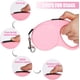 thumbnail image 4 of Correa retráctil para perros, correas extensibles para perros de 5 m con mango antideslizante, correa retráctil para perros sin enredos para perros pequeños medianos de hasta 25 kg (rosa claro), 4 of 5