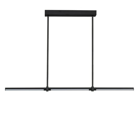 

ET2 Lighting E21357-BK Dorian - 18W 3 LED Linear Pendant-1 Inches Tall and 1 Inches Wide Black
