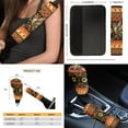 thumbnail image 5 of FKELYI American Tribal Sunflower Hummingbird Print 16 Pcs Car Seat Covers with Steering Wheel Cover Seatbelt Pads Armrest Pad Headrest Covers Coasters Fear Shift Knob Covers & Handbrake Cover, 5 of 6