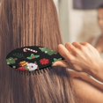 thumbnail image 3 of Black Christmas Gnome and Gift Pattern Hair Brush,Girls Detangling Hair Brush,Glide Through Tangles with Ease for Wet & Dry Hair,8.8"X2.8", 3 of 7