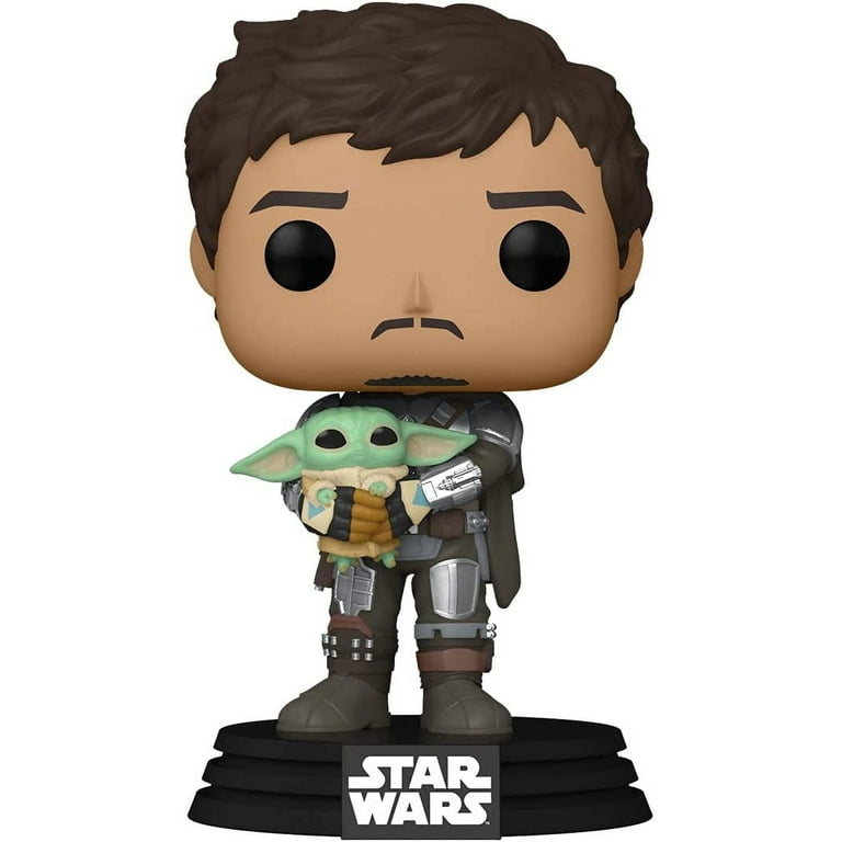 Funko Pop Star Wars The Mandalorian Mondo Holding Child Grogu - Walmart.com