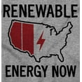 thumbnail image 2 of USA Renewable Energy Climate Change Unisex Plus Fleece Graphic Hoodie Brisco Brands 2X, 2 of 5
