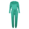 thumbnail image 5 of JGGSPWM 2 Piece Sweatsuits for Women Casual Active Wear Outfit Jogger Set Fall Fashion 2024 Matching Pajama Pjs Lounge Wear Multicolor XXXXXL, 5 of 5