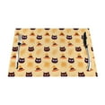 thumbnail image 1 of XMXT 6 Pcs Woven Placemats, Halloween Hat Cat Print Stain Resistant Anti-Skid Placemat for Kitchen Table, 12 x 18 inches, 1 of 6