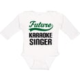 thumbnail image 3 of Inktastic Future Karaoke Singer Boys Long Sleeve Baby Bodysuit, 3 of 5