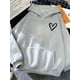 thumbnail image 2 of Sudadera con estampado de corazón simple para mujer, sudaderas con capucha sueltas informales suaves, Tops de lana cálidos para estudiantes, Otoño e Invierno, 2 of 5