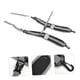 thumbnail image 4 of 1 par de correas de hombro ajustables de PVC impermeables de repuesto para mochila con cojín acolchado y correa de pecho ajustable, 4 of 5