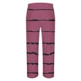 thumbnail image 4 of BiZtdJrK Prime Big Deal Days Men's 2 Piece Outfits Fall Casual Crew Neck Muscle Long Sleeve Pullover Tops and Classic Fit Drawstring Sweatpant Sets Stripe Tracksuits Wine XL, 4 of 8
