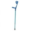 Euro-Style Lightweight Aluminum Forearm Crutch Adult Blue