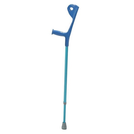 Euro-Style Lightweight Aluminum Forearm Crutch Adult Blue