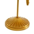 thumbnail image 4 of 3" x 9" Gold Polyresin Parrot Sculpture, by DecMode, 4 of 10