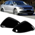 thumbnail image 3 of Rearview Mirror Housing,Glossy Black Rearview Side Side Mirror Cap Versatile Functionality, 3 of 5