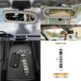 thumbnail image 7 of FOR U DESIGNS Western Aztec Print Car Seat Cover Full Set of 15 Steering Wheel Cover Seat Belt Strap Pad Trash Bag Air Vent Storage Holder Cup Coasters Rear View Mirror Covers Key Chain Car Decor, 7 of 7