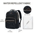 thumbnail image 2 of Mochila para portátil VANKEAN de 17.3 pulgadas, impermeable, puerto USB, negra, 2 of 6