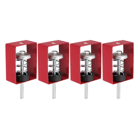 Uxcell Ceiling Spring Vibration Isolator Hangers for A/C Air Processor Red 3.43 x 2.36 x 1.26 Inch