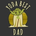 thumbnail image 2 of Men's Star Wars: A New Hope Yoda Best Dad Cartoon Graphic T-Shirt, 2 of 3