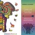 thumbnail image 3 of Rompecabezas de madera HUOGUO para adultos con forma de animal, 3 of 5