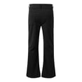 thumbnail image 5 of XIAOCHA Mens Corduroy Flare Pant Flared Leg Full Length Button Waist Trouser Soft Retro Disco Pants, 5 of 5