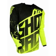 Shot Devo Kid Venom Junior MX Offroad Jersey Neon Yellow