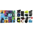 thumbnail image 3 of Fortnite Kids 12 Days Of Socks Crew Ankle Cut And No Show Socks (6-8), 3 of 4