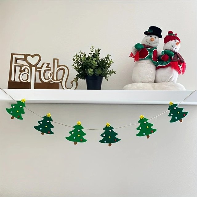 Ins Handmade Christmas Decoration Garment Christmas Tree Decoration Streamer For Christmas Home Decoration