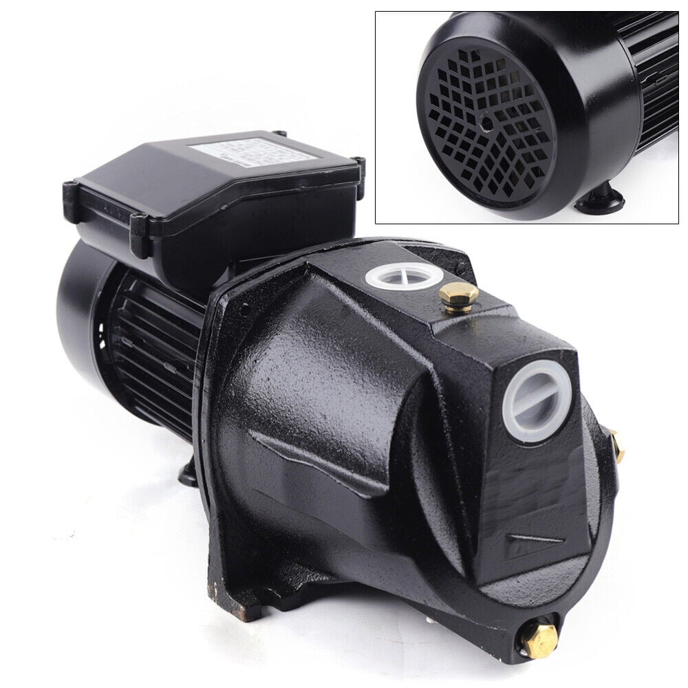 DENEST 1HP 750W Cast Iron Shallow Well Jet Pump Self-Priming Water Jet Pump Heavy Duty