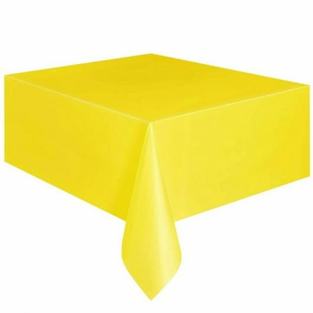 

LinyerDisposable Tablecloth Home Hotel Restaurant Single Use Decorative Solid Color Heat Insulation Table Cover Yellow