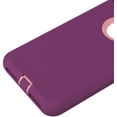 thumbnail image 4 of Entronix Heavy Duty Case Designed for iPhone 7/8 Shockproof Triple Layer Rugged Case (Purple), 4 of 6