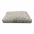 thumbnail image 3 of Grunge Pet House, Wavy Thin Stripes Colorful Pattern Retro Geometric Elements Grid with Curved Lines, Outdoor & Indoor Portable Dog Kennel with Pillow and Cover, 5 Sizes, Multicolor, by Ambesonne, 3 of 4