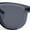 Slate - Black, variant on Gentlemanly Oversized Curved Top Racer Plastic Horned Retro Sunglasses Slate - Black