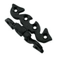 thumbnail image 4 of Renovators Supply Black Butterfly Flush Door Hinges 2.75" L Wrought Iron Antique Ornate Rust Resistant Vintage Kitchen Cabinet Door Flush Mount Hinges w/Screws Pack of 2, 4 of 13