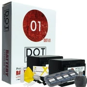 2x DOT-01 Brand 3150 mAh Replacement Canon BP-727 Batteries for Canon HF R300 Camcorder and Canon BP727 Accessory Bundle