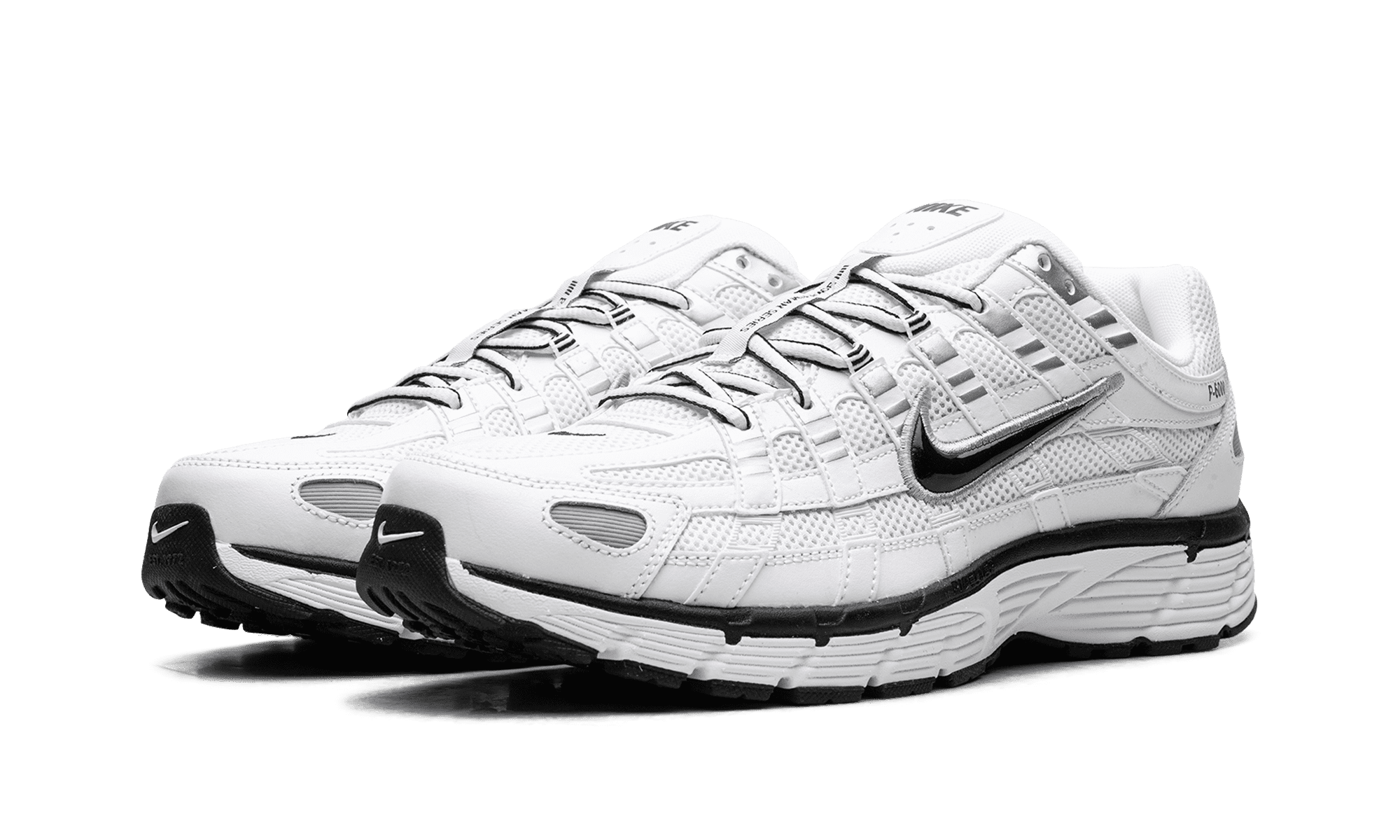 NIKE MENS P-6000 "White Metallic Silver Black" CD6404 107 CD6404 107 from Stadium Goods