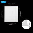 thumbnail image 2 of 6x4 inch(145x95mm) Removable Hinged Access Panel, 2 Pcs ABS Plumbing Access Doors Easy Wall Hole Cover, White, 2 of 6