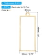 thumbnail image 2 of Unique Bargains 30pcs Open Bezels, Resin Bezels Pendants Mold Open Back Bezels Alloy for Resin Jewelry Making, Rectangle, 2 of 6