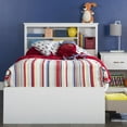 thumbnail image 6 of South Shore Kids Fusion 39" Twin Mate's Bed with 3 Drawers, Pure White, 6 of 8