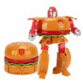 thumbnail image 2 of Burger Transformation Robot Toys Deformation French Fries Cake Plastic Food Play Collection Kids Best Gift Education Toy, 2 of 6