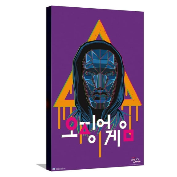 Netflix Squid Game - Front Man Canvas Wall Poster, 14.725" x 22.375"