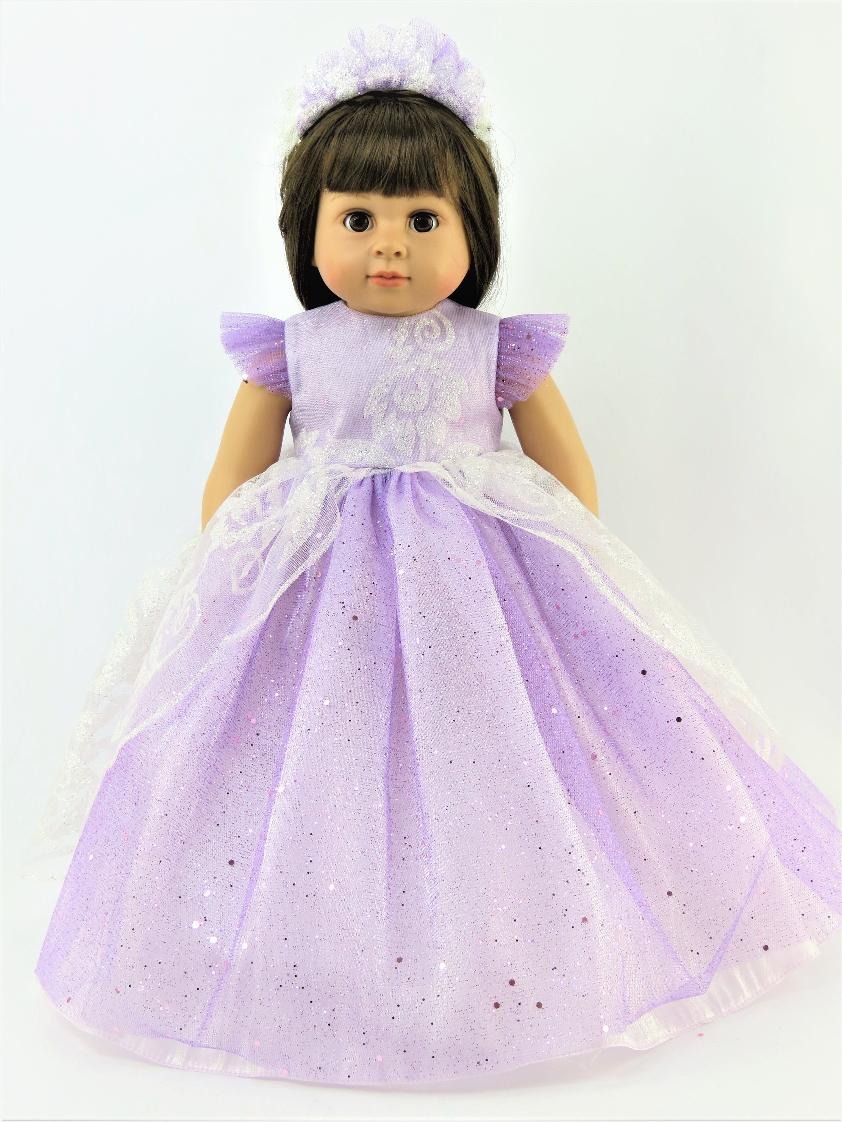 american girl purple sparkle outfit