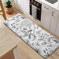 thumbnail image 5 of Gray Pioneer Flower Pattern Kitchen Rug Mat,Kitchen Runner Rugs Non Skid Washable,Decorative Kitchen Floor Mats for Kitchen,Sink,Laundry,17"x47.2", 5 of 7