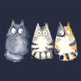 thumbnail image 3 of CafePress - Three 3 Cats Kids Sweatshirt - Kids Sweatshirt, Youth Crew Neck Sweatshirt, 3 of 4