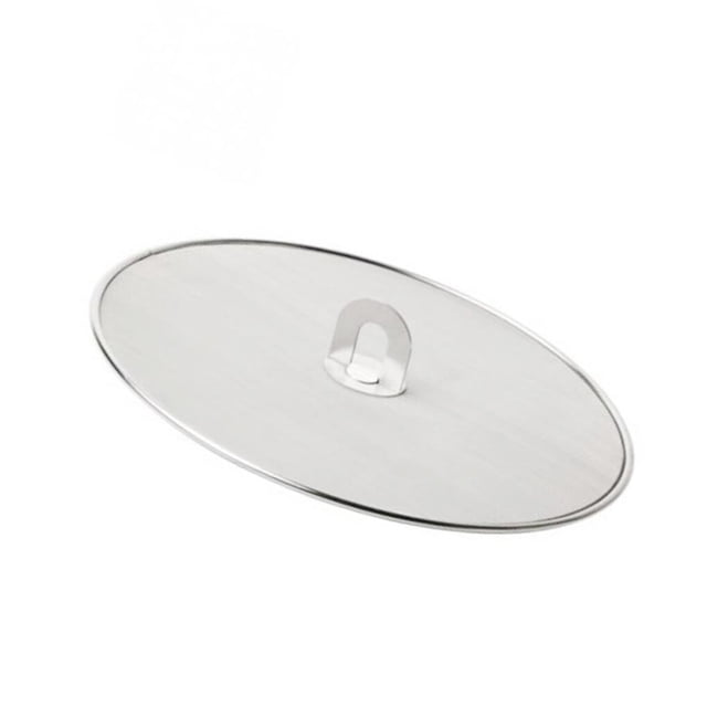 Grease Splatter Screen Pan Cover Lid Splatter Screen Stainless Steel Frying Pan Fine Mesh Stops Stove Oil Guard Pot Lid