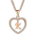 thumbnail image 1 of Collar para mujer, joyería para mujer, joyería de moda para mujer, regalo para mujer, cadena con colgante de 26 letras en inglés, collar con alfabeto, 1 of 3