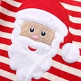 thumbnail image 4 of Baby Boys' Toddler Long Sleeve Tops and Pants Snug Fit 100% Cotton 2 Piece Pajama Set, Christmas Santa, 4 of 8