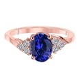 thumbnail image 2 of AoneJewelry 1.50 Ct. Diamond Tanzanite Ring In 10K Solid Rose, Yellow & White Gold, 2 of 4