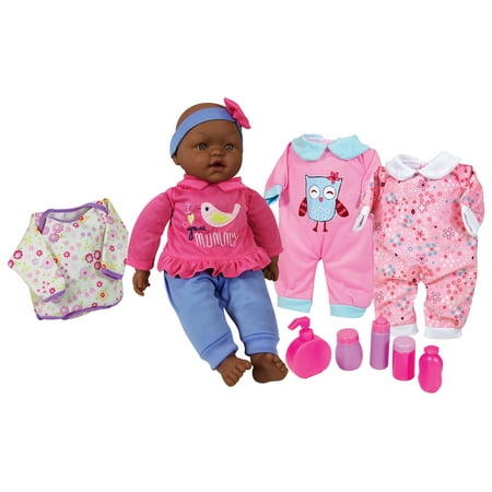 UPC: 0744459915231 | Lissi 15 Inch African American Baby Doll Set w/ Clothes & Accessories