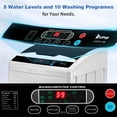 thumbnail image 3 of Zimtown Full Automatic Washing Machine, 25 lbs Top Load Portable Washer with Drain Pump, 3 of 8