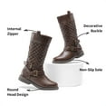 thumbnail image 3 of BURUDANI Girls Knee-High Fashion Riding Boots – Toddler/Little Kid/Big Kid Sizes, 3 of 6